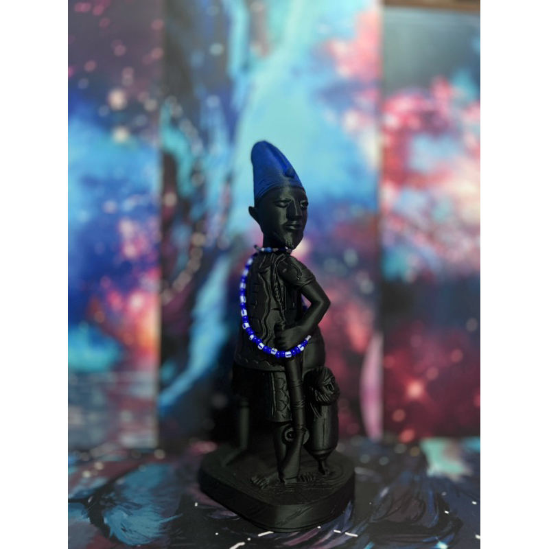 Ogum | Ògún | Escultura Imagem Africana Impresso 3D - Ere Orisa  Ògún | Ogun Umbanda Candomble 25cm *NÃO É MADEIRA*