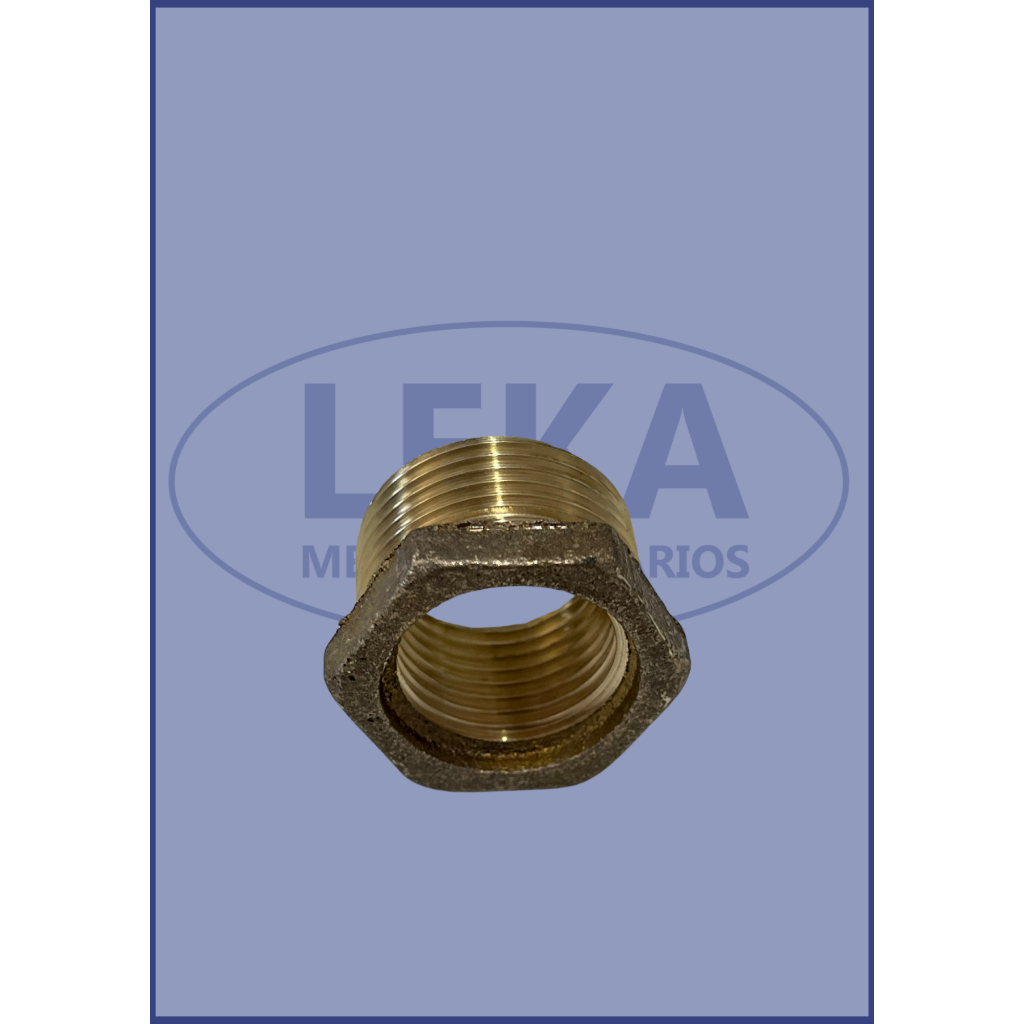 Bucha De Redução Latão 3/4x1/2 Amarela em Oferta na Shopee