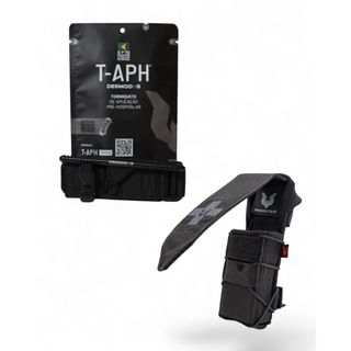 Kit Porta Torniquete + Torniquete Desmodus T-aph Profissional - Primeiros Socorros Tático Policial