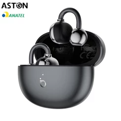 Astgn X Basike Fones de Ouvido Clip-on, Bluetooth 5.4, Cancelamento de Ruído ENC
