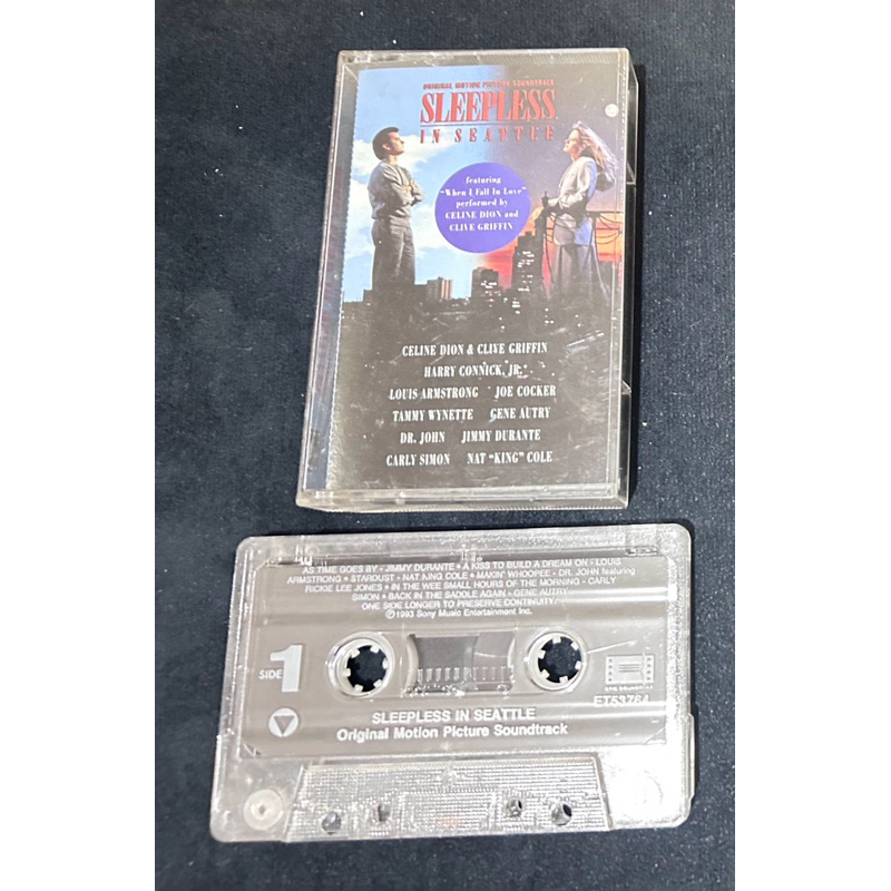 Sleepless in Seattle - Sintonia de Amor– Original Motion Picture Soundtrack – Fita K7 Cassete EUA 1993 – Trilha Filme –