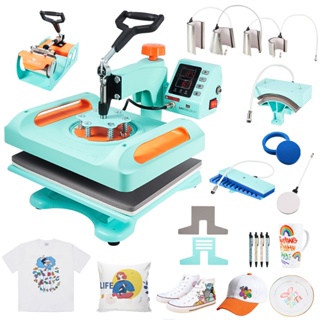 Prensa Térmica 11 IN 1 Kit Sublimação Completo Transferência Multiuso Personalizações Mecolour em Oferta na Shopee