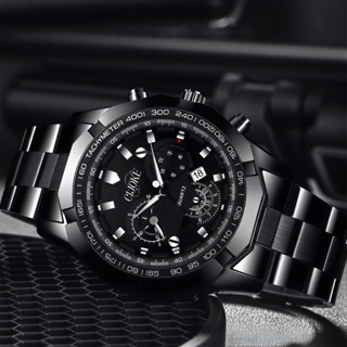 CIJOKE Relógio Masculino de Aço Inoxidável – Automático/Quartzo, À Prova d’Água, Luxo Business em Oferta na Shopee