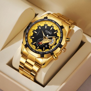 Relógio Masculino de Aço Inoxidável – Luxo, Automático/Quartzo, À Prova d’Água, Estilo Business em Oferta na Shopee