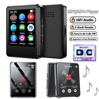 MP3 MP4 Player com Bluetooth HIFI Music Speakers Sport MP4 Media FM Leitor De Rádio Voz Ebook em Oferta na Shopee