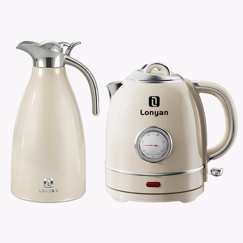 Chaleira Elétrica Aço Inox SUS304 1,5L 220V 1355W LGR-8015B Aquecimento Rápido com Anti - Secagem Material Alimentício