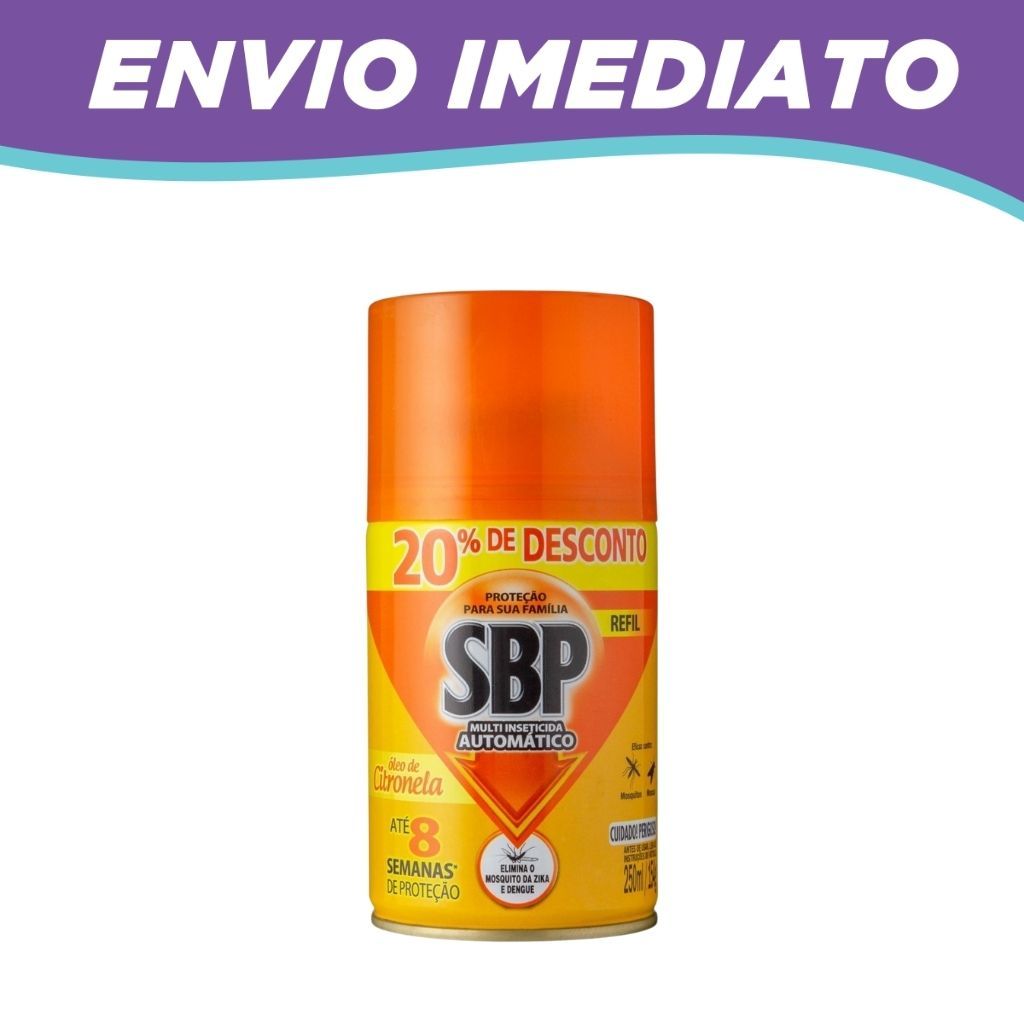 Multi Inseticida Automático Refil SBP Citronela 250ml