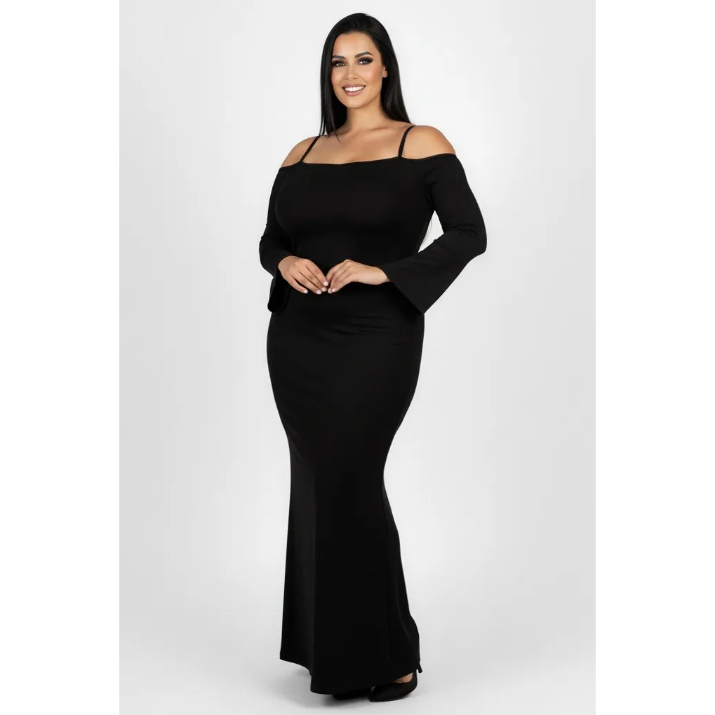 Vestido Longo Premium Festa Plus Size Mortiça Festa