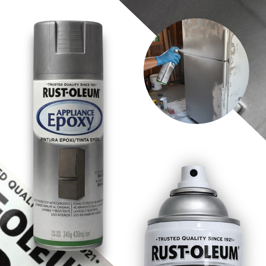 Spray Para Eletrodomésticos Epoxy Aço Inox Brilhante Rust Oleum em Oferta na Shopee