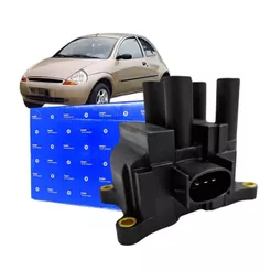 Bobina Ignição 4 Pinos 3 Vias 12v Para Ford Ka 1.0 1.6 Zetec Rocam 99 a 07 Endura 1.0 99 CE20119
