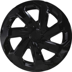 01 Calota Central Spider Black Aro 15 Tampa Miolo de Roda Design Esportivo com Encaixe Preciso