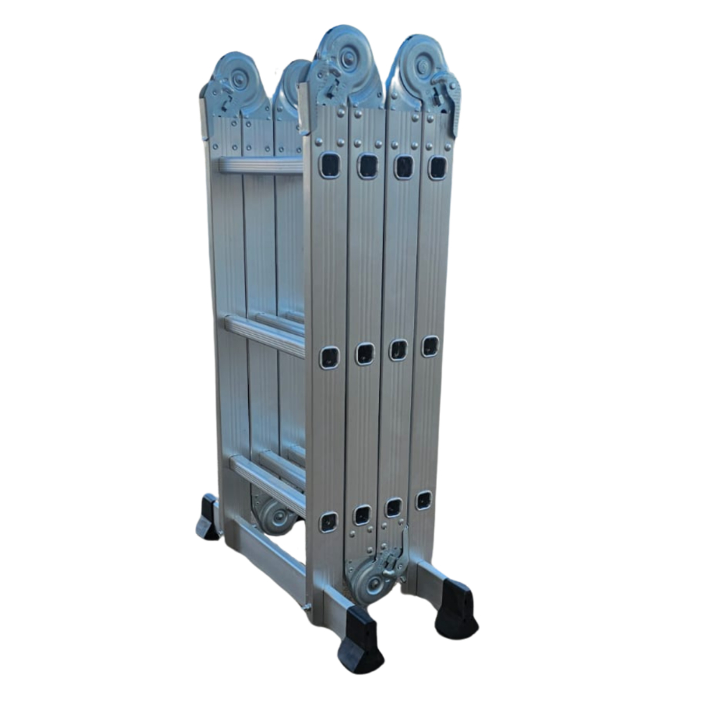 Escada De Alumínio Multifuncional Articulada 12 Degraus 4x3