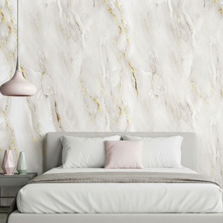 Adesivo Papel De Parede Mármore Dourado Vinílico Lavavel 12m - Antifúngico e impermeável | Sala em Oferta na Shopee