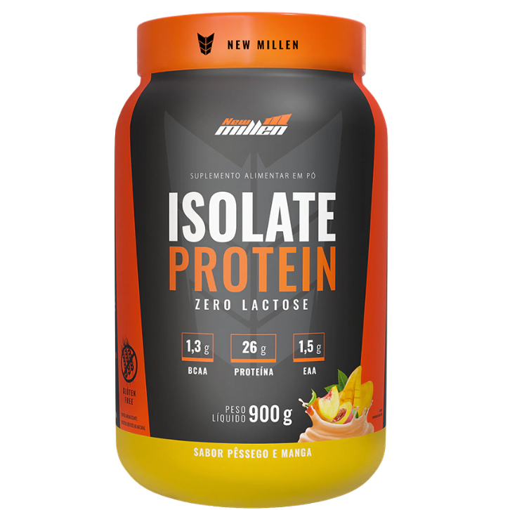 Isolate Protein Proteina Isolada Hidrolisada Zero Lactose 900g - New Millen
