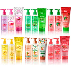 Kit Frutinha Esfoliante Sabonete Hidratante Corporal Pump Lovely Face Beautiful