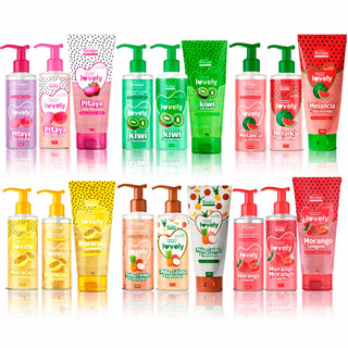 Kit Frutinha Esfoliante Sabonete Hidratante Corporal Pump Lovely Face Beautiful