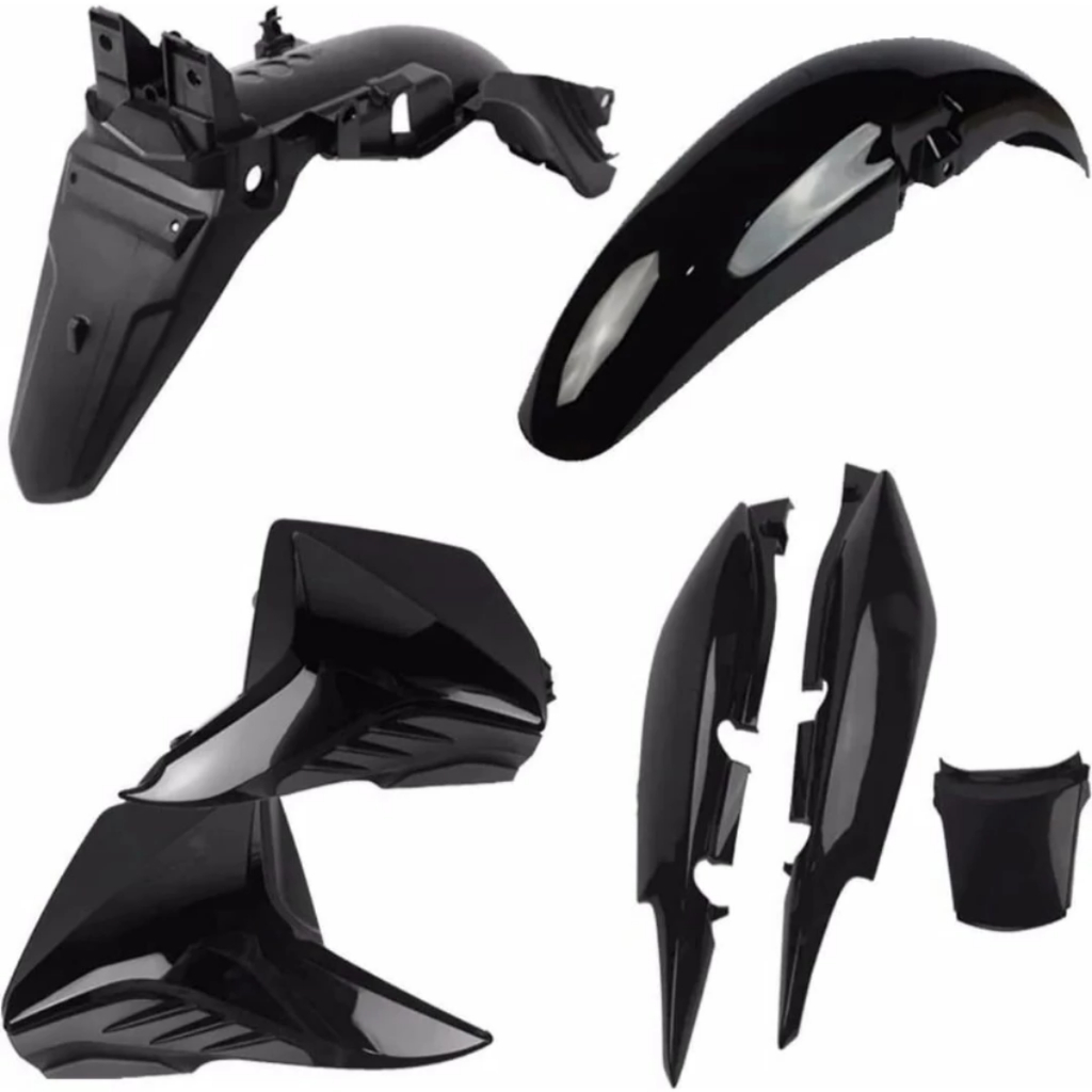 Kit Carenagem Fan 125 2009 até 2013 ABS Virgem Rabeta Tampas Paralamas Dianteiro e Traseiro Cg 125 em Oferta na Shopee