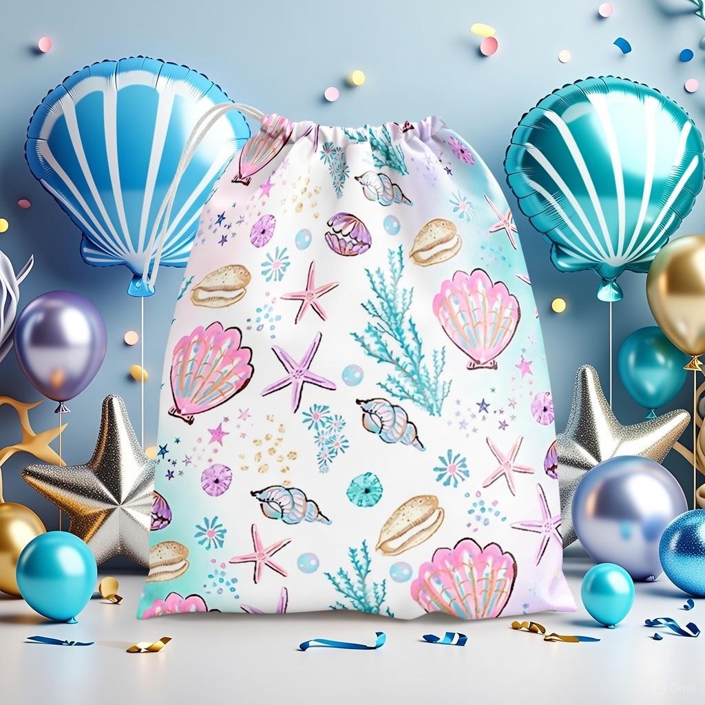 Kit Sacolinhas Surpresa Infantil Tema Fundo do Mar Decoração Menina em Oferta na Shopee