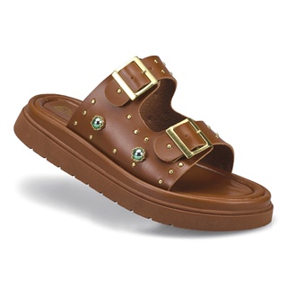 Sandália Papete Feminina Flatform Rasteira Spyke Confortável Fivelas em Oferta na Shopee