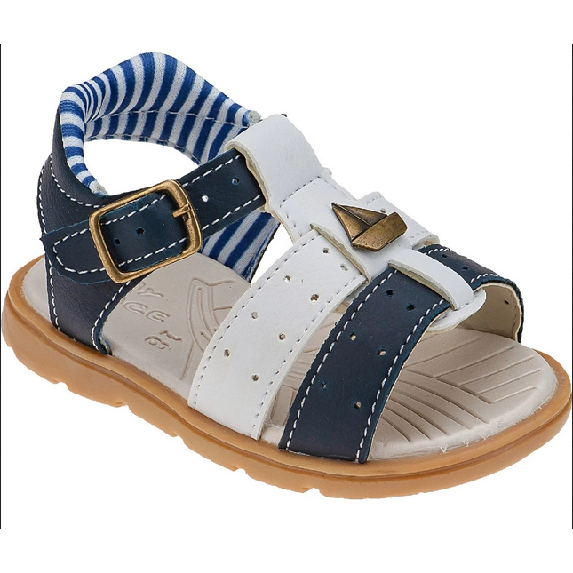 SANDALIA PAPETE INFANTIL BEBE MENINO BARQUINHO