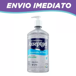 Álcool Em Gel 70° Pump 420g Asseptgel