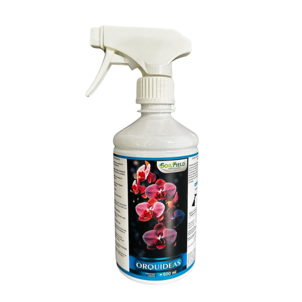 Fertilizante Para Orquídeas Pronto Uso 500ml Adubo Líquido Via Foliar Crescimento SoilField