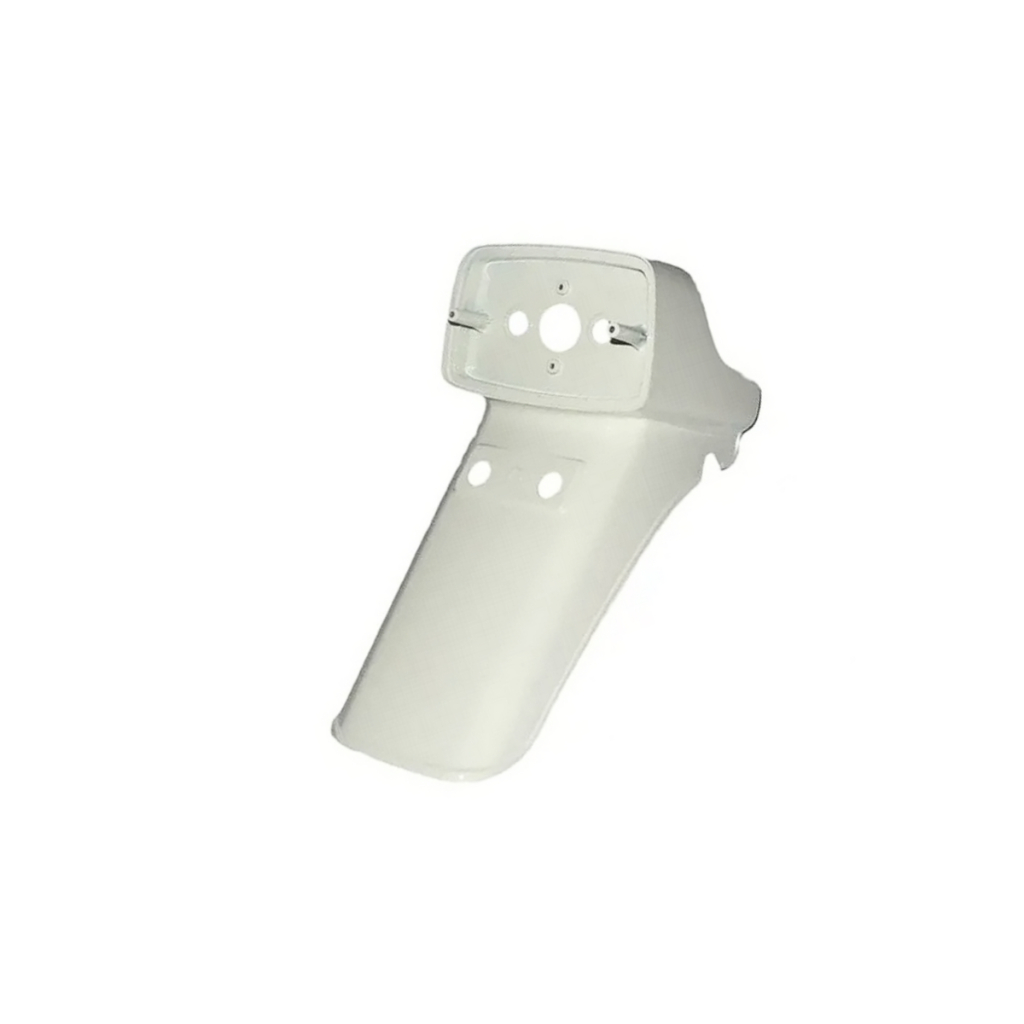 Paralama Traseiro Cg 125 83 / 84 / 85 Branco Rabeta Suporte