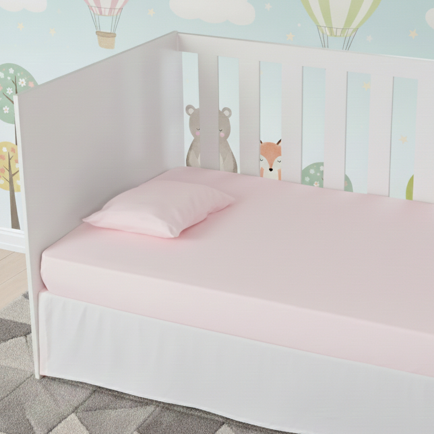 Jogo Lençol de Berço Americano 2 Peças 100% Algodão em Oferta na Shopee