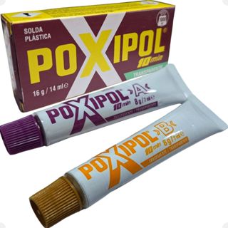 Cola Poxipol 16g 10min Cola Epóxi Transparente Solda Plástica Adesivo em Oferta na Shopee