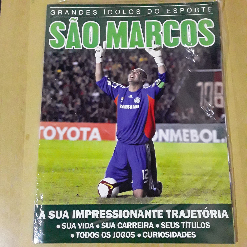 PL92 REVISTA GRANDES ÍDOLOS DO ESPORTE GOLEIRO SÃO MARCOS PALMEIRAS TRAJETÓRIA