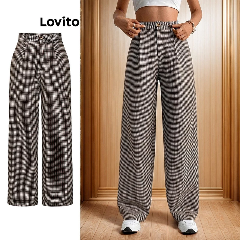"Calça Xadrez Lovito: 60% OFF! 🛍️"