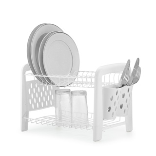 Escorredor de Louça Secador e Porta Talheres – Não Enferruja em Oferta na Shopee