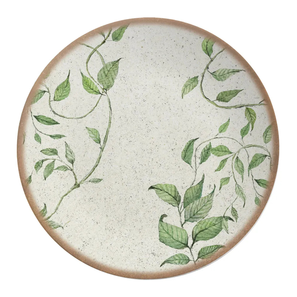 Prato Raso Jantar Refeição 29cm Coup Tropical Leaves Cerâmica Alleanza em Oferta na Shopee