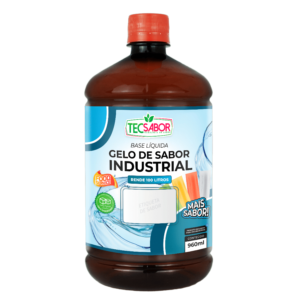 Aroma Base Líquida para Gelo de Sabor 100 Litros faz 1000 Gelos Diversos Sabores Tecsabor em Oferta na Shopee