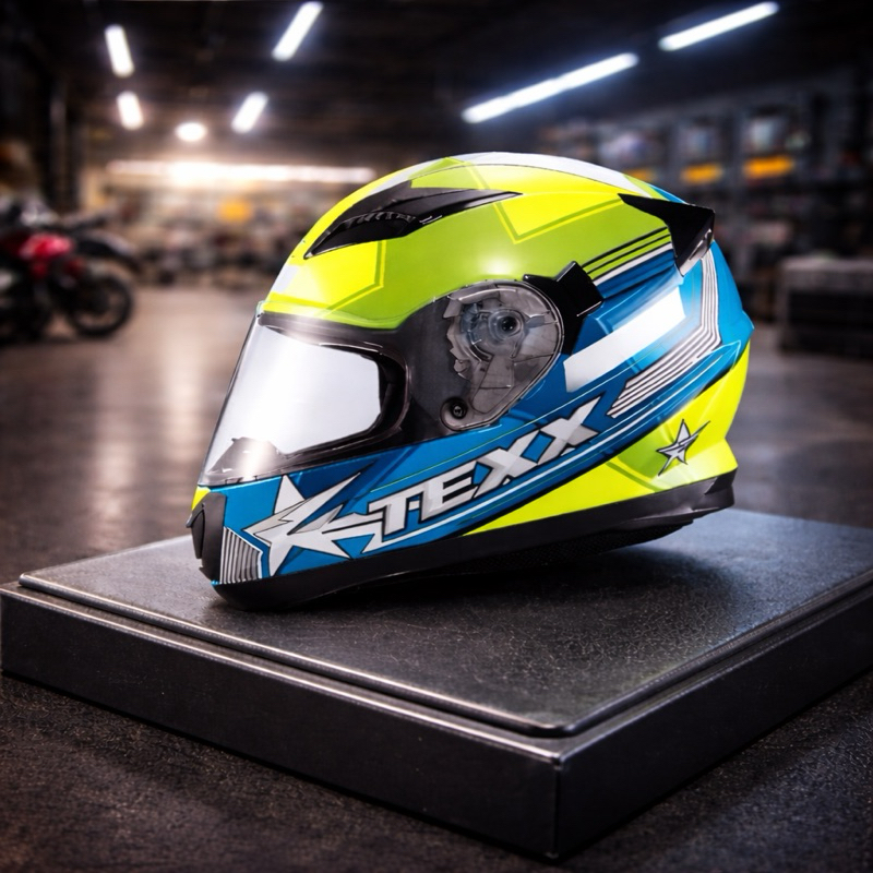 Capacete Texx Strike Superstar Fechado Moto Original com Viseira Alta Proteção