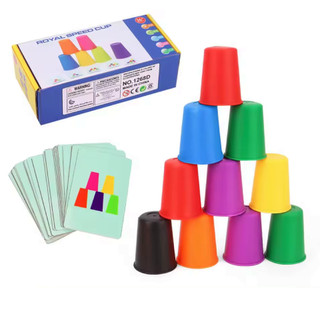 Jogo de Organizar os Copos Rápido Empilha Copo Educacional