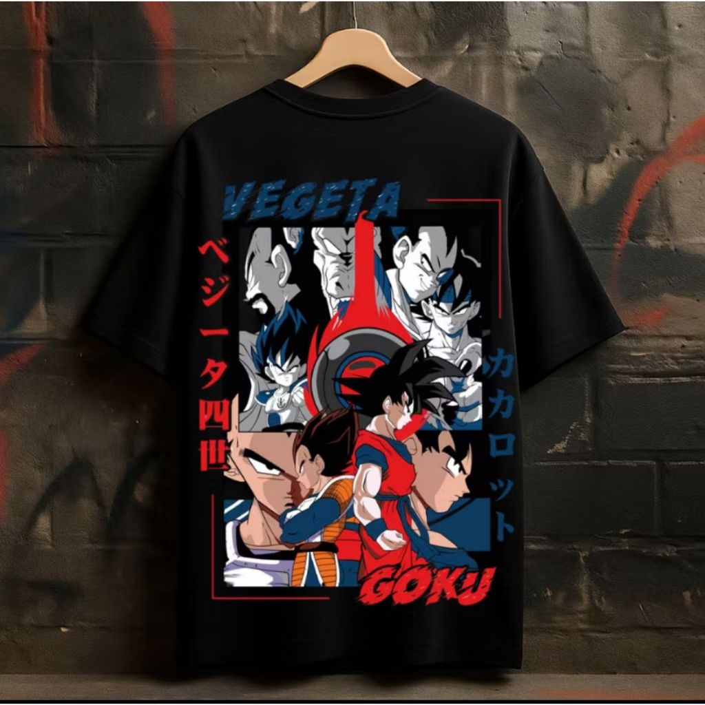 Camiseta Vegeta Goku Dragon Ball Z Goku Vegeta Trunks Gohan Curirim Picolo Madimbu Gotem Personagem Anime Envio Imediato