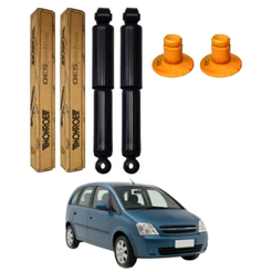 PAR AMORTECEDOR TRASEIRO MERIVA 2002 A 2012 ORIGINAL MONROE + KITS