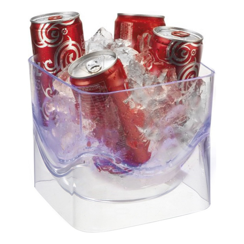 Balde De Gelo Mini 2 Litros Para Bebidas Latas.