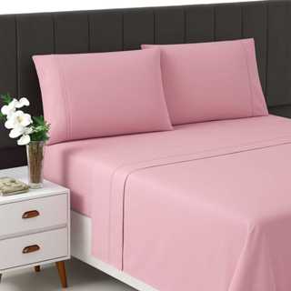 JOGO DE LENÇOL SOLTEIRO KING COMPLETO COM 3 PEÇAS 600 FIOS (2,03 X 0,96 X 0,30) em Oferta na Shopee