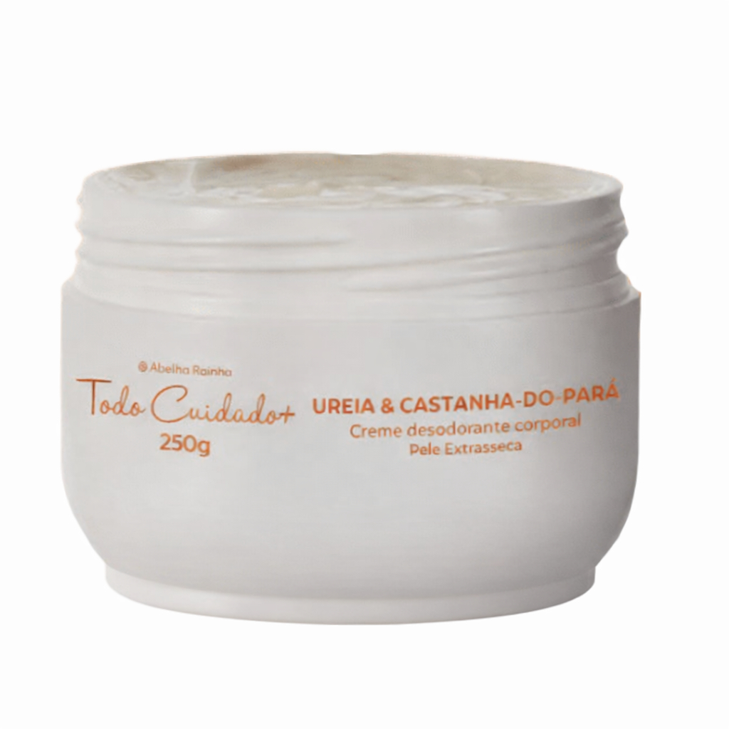 Creme Hidratante Corporal de Ureia e Castanha-do-Pará pra Pele Extrasseca 250g Todo Cuidado+