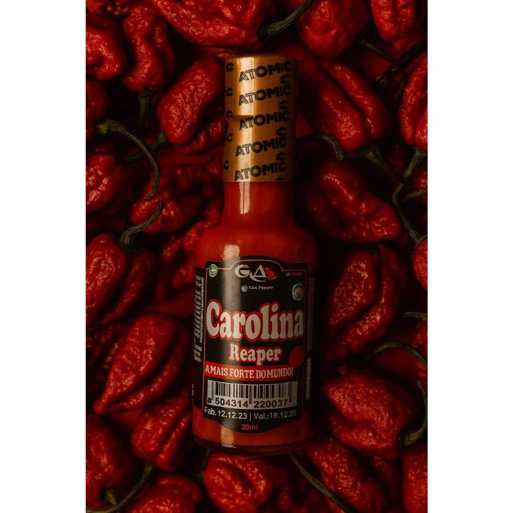 MOLHO DE PIMENTA NUCLEAR CAROLINA REAPER 70 ML