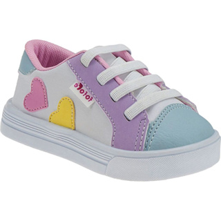 Tênis  Menina Coração Infantil Volta as Aulas Macio Casual Escolar em Oferta na Shopee