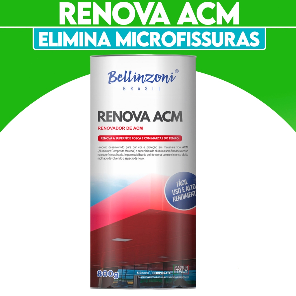 Renova e Restaura Acm Cor E Proteção Intenso Efeito Molhado Bellinzoni 800g