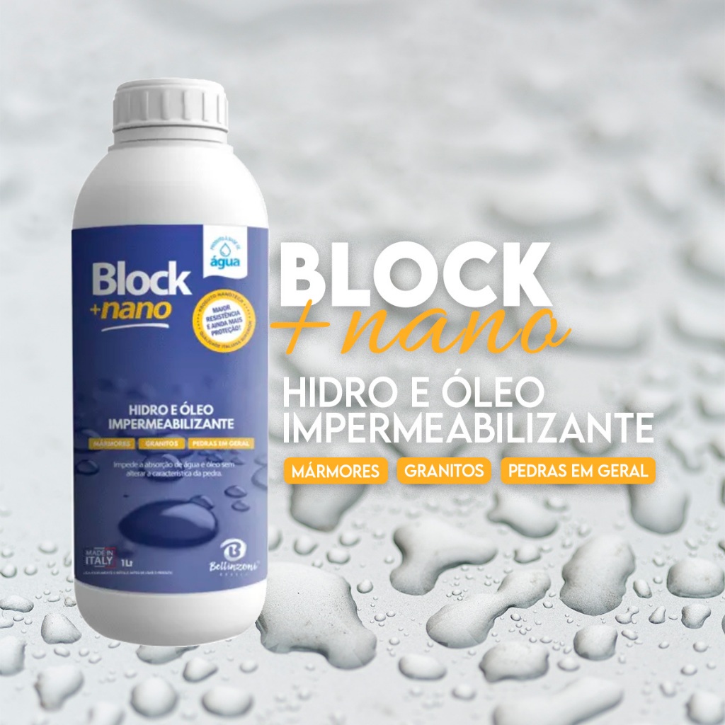 Block Nano Impermeabilizante Hidro Oleo Base Agua Bellinzoni