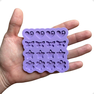Molde Silicone Pingentes Resina 3mm Chaveiro Artesanato A27 em Oferta na Shopee