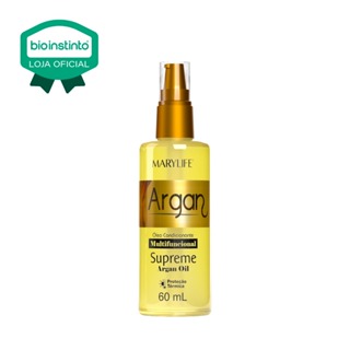 1 UN ÓLEO SUPREME  ARGAN 60mL  MARY LIFE  Reparador  de Pontas Condicionante  Proteção Térmica em Oferta na Shopee