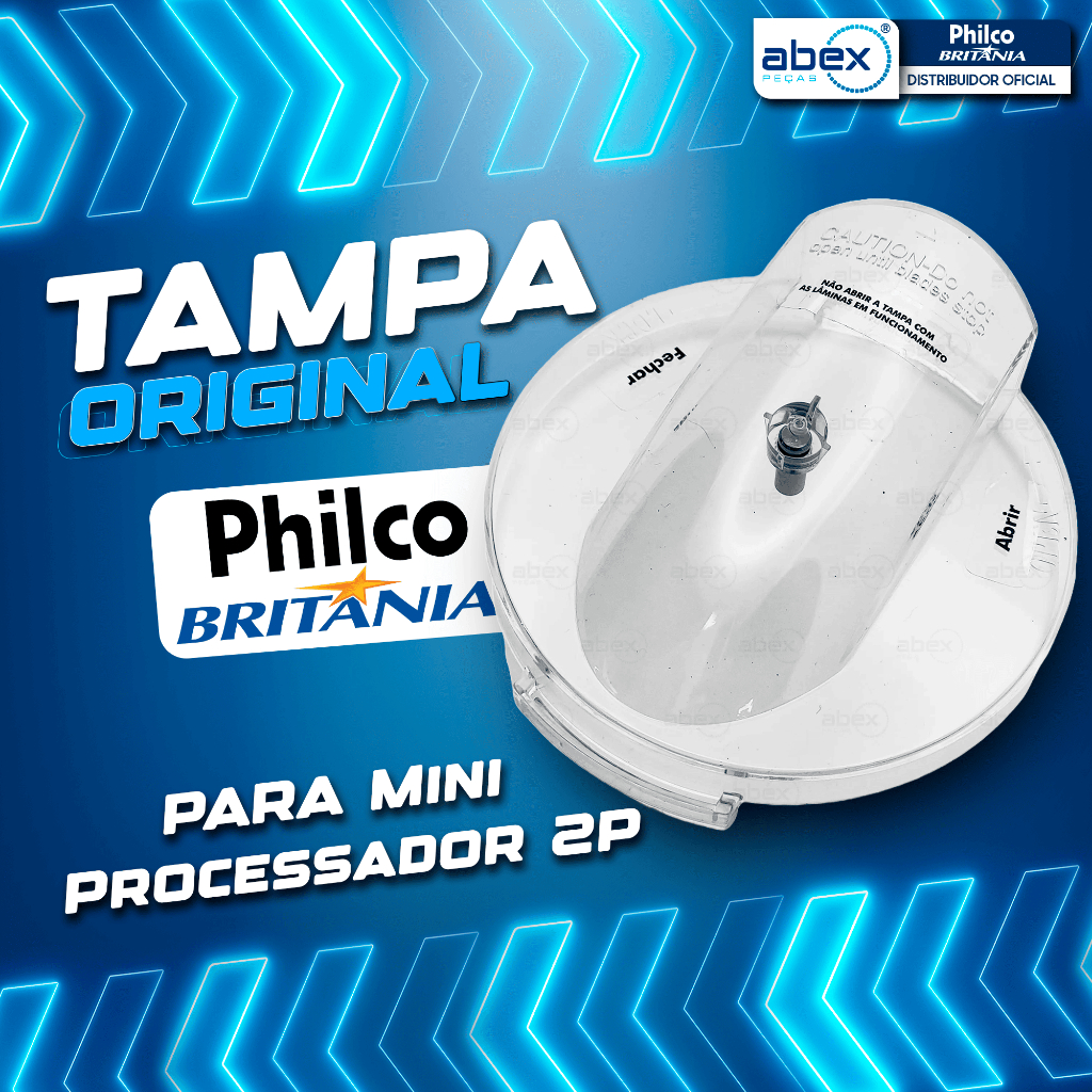 Tampa Da Jarra Acrílica Para Multiprocessador De Alimentos Britânia Mini 2P 360ml 773187 Original