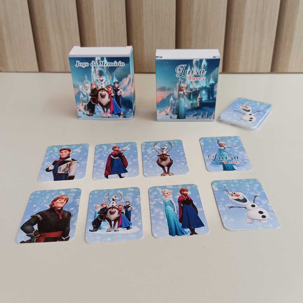 Jogo da Memória personalizado Frozen/lembrancinha personalizada Frozen/lembrancinha de festa