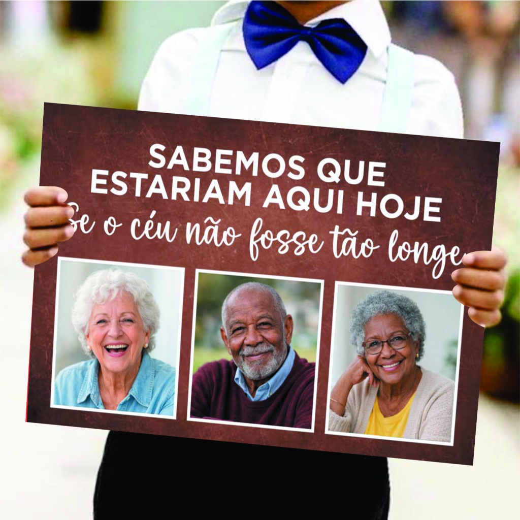 Placa De Casamento Homenagem Com Foto - Plaquinha Decorativa Entrada Avô Avó Noiva Noivo Pajem Daminha Cortejo em Oferta na Shopee